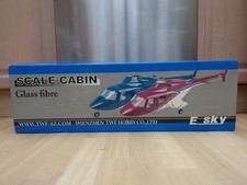 E Sky Scale Cabin EK4-0061 Bell Helicopter With Carbon Fibre Main Frame Kit