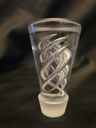 Stunning vtg crystal glass air - vtg,