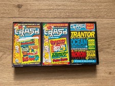 CRASH MAGAZINE DEMO TAPES - ZX Spectrum cassettes. Untested.