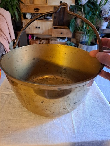 Heavy antique brass jam - heavy,