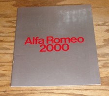 Original 1972 Alfa Romeo 2000