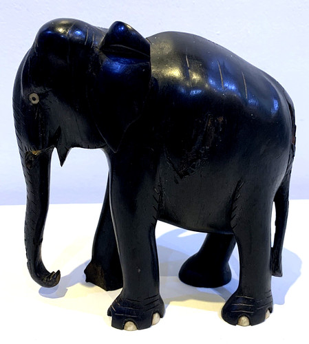 Vintage hand carved heavy - hand,