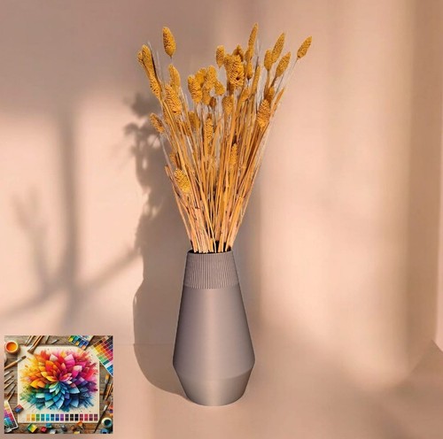 Modern egyptian vase dried - modern,
