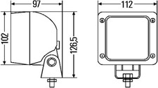 Reversing Lamp mounting H3 2ZR