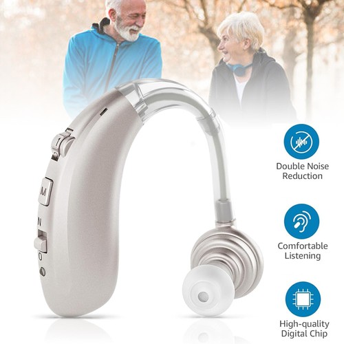Digital hearing aid behind - digital,