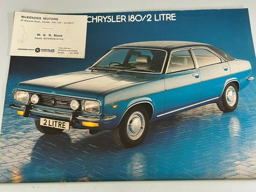 1977 chrysler 180 litre - chrysler, 180/2