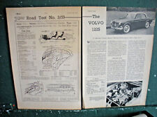 Volvo 122S VXT77 Gothenburgh Sweden 1959 road test article 4 sides A
