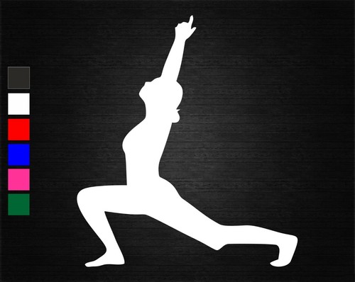 Yoga position vinyl decal - yoga, #2