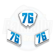 Race number boards - boards, to