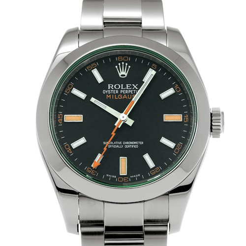 Rolex milgauss 116400gv - rolex, black