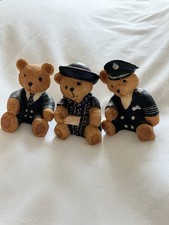 Cute Little Ceramic Bears Dressed In British Airways Paul Costelloe Uniform