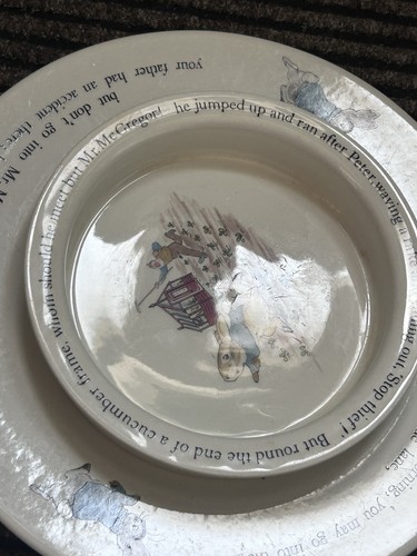 Wedgewood peter rabbit - rabbit, plate