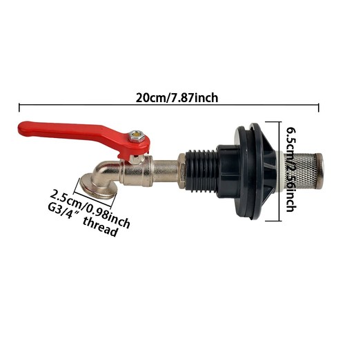 Copper alloy water tank tap - alloy,