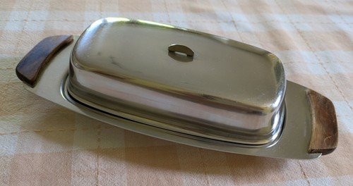 Retro stainless steel butter - stainless,