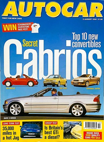 Autocar magazine aug - autocar, 05-aug-98
