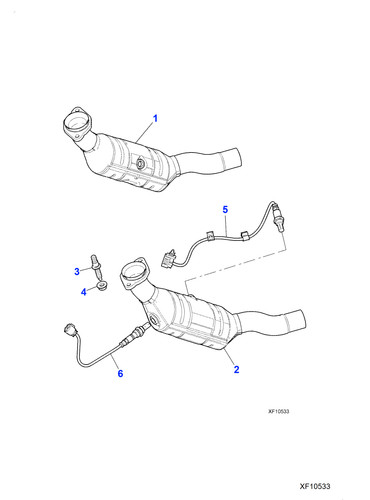 Jaguar heated oxygen sensor - heated,