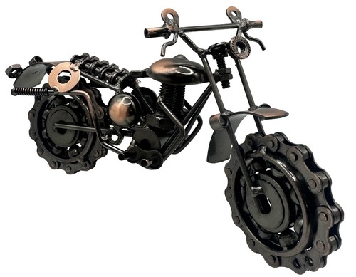 Metal motorcycle ornament - motorcycle,