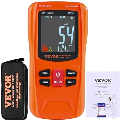 Digital emf meter in 1 - digital, meter,