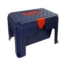 Blue Horse LARGE Step Up Grooming Tack Box Seat / Stool equestrian stable pony
