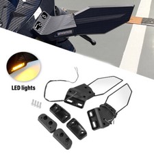 Swivel Wing Fin LED Mirror For