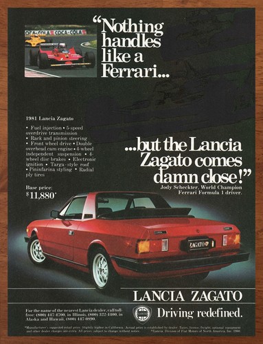 1981 lancia zagato vintage - 1981,