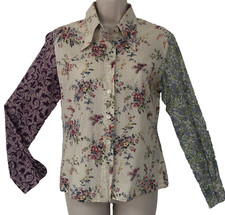 Marilyn Moore So Marilyn  Liberty Mix Tana Lawn Women’s Cotton Shirt Retro UK 10