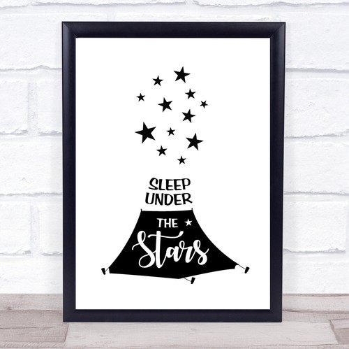 Tent sleep under - tent, stars
