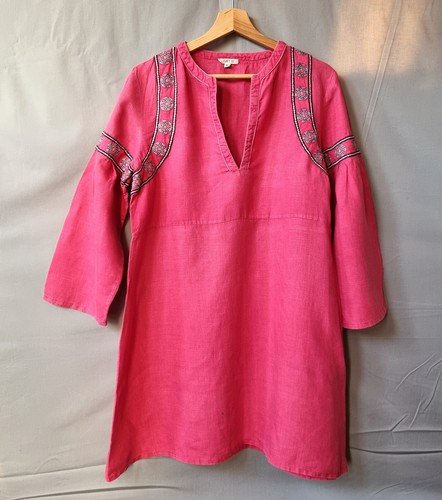 Daft linen tunic top - tunic, size