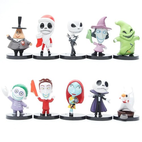 10pcs jack skellington sally - 10pcs,