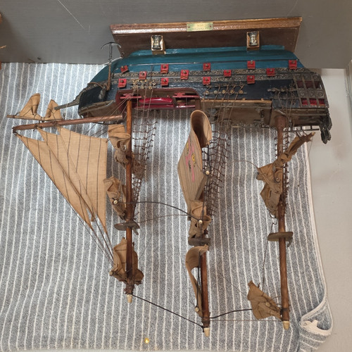 Wooden sailing ship model - model, with