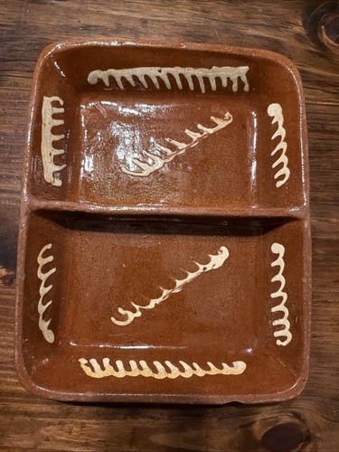 Rectangular slipware pottery - rectangular,