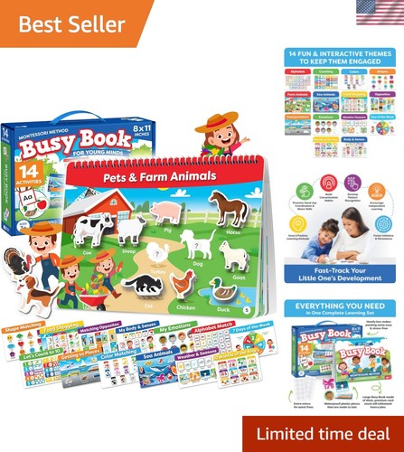 Montessori preschool busy book - montessori,