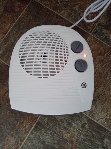Electric fan heater with - fan,
