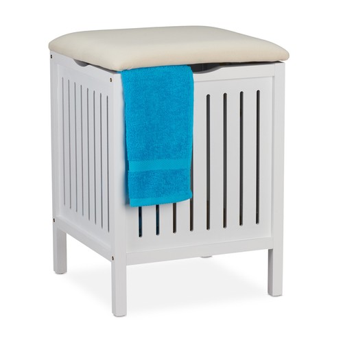 Bamboo laundry hamper - , wooden