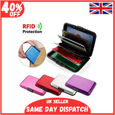 RFID Wallet Credit Card Holder Case Protector Waterproof Anti-Theft Contactless
