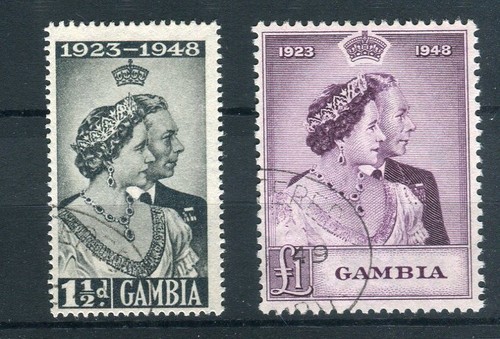 Gambia kgvi 1948 royal - gambia, silver
