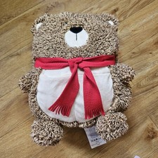 Avon Bear Sofa Tidy Cushion With Handy Pockets Store Remote Controls Plush Teddy