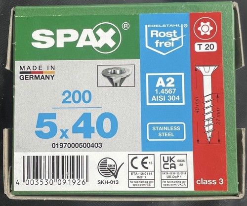 Spax stainless steel - spax,