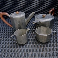 Tudric Pewter Set Designed by