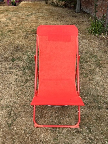 Deck chairs orange 1 x - 2,