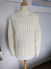 Hand knitted by me, Aran