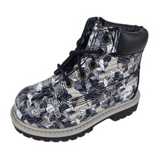 🚨 Timberland 6In Classic 20866 TODDLER Casual Boots Outdoors Black Leather SZ 6