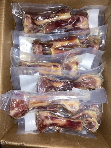 Dog ham bones serrano - ham,