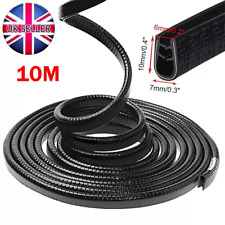 10M Car Door Boot Edge Protector Strip Trim U Shape Guard Seal Rubber Black UK