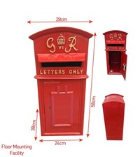 Post box cast iron - cast,