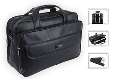 Mens Black Laptop Bag Business Briefcase Messenger Satchel Work Office Bag - 183