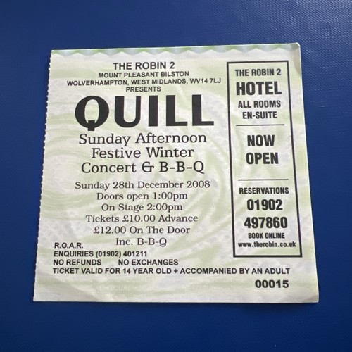 Quill original gig - gig, ticket