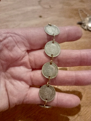 Vintage coin link - coin,
