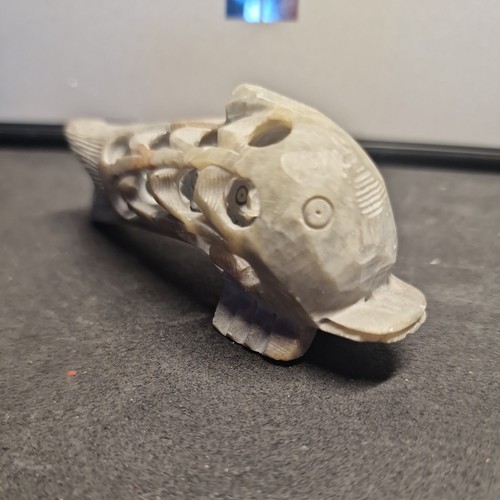 Handicraft marble stone fish - marble/stone,