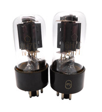 Matched Pair Russian 6N7GT Valves Tubes NOS 1971 (V3)